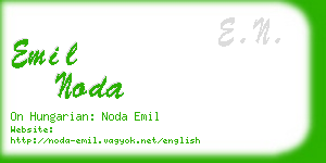 emil noda business card
